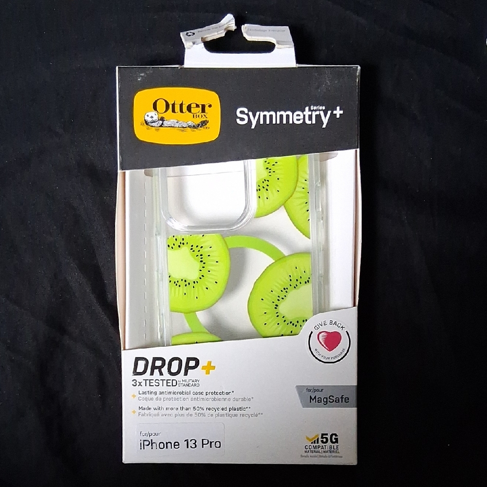 OtterBox Symmetry Series iPhone 13 Pro Case - Green Kiwi Design